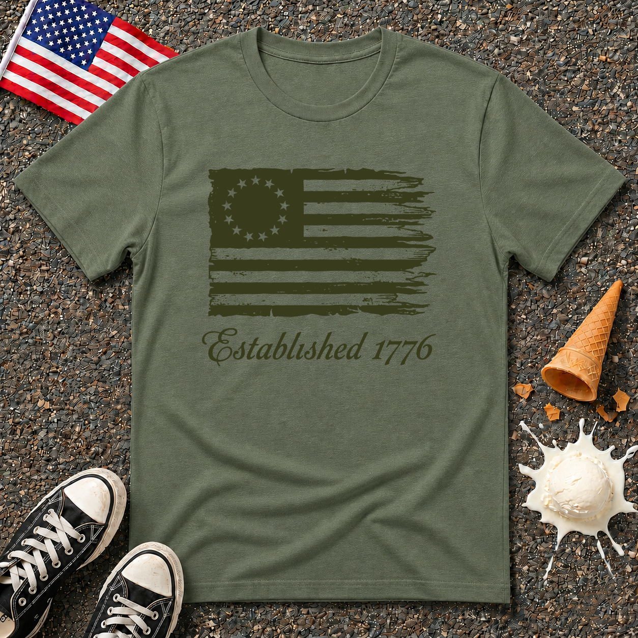 Betsy Ross Flag Tee
