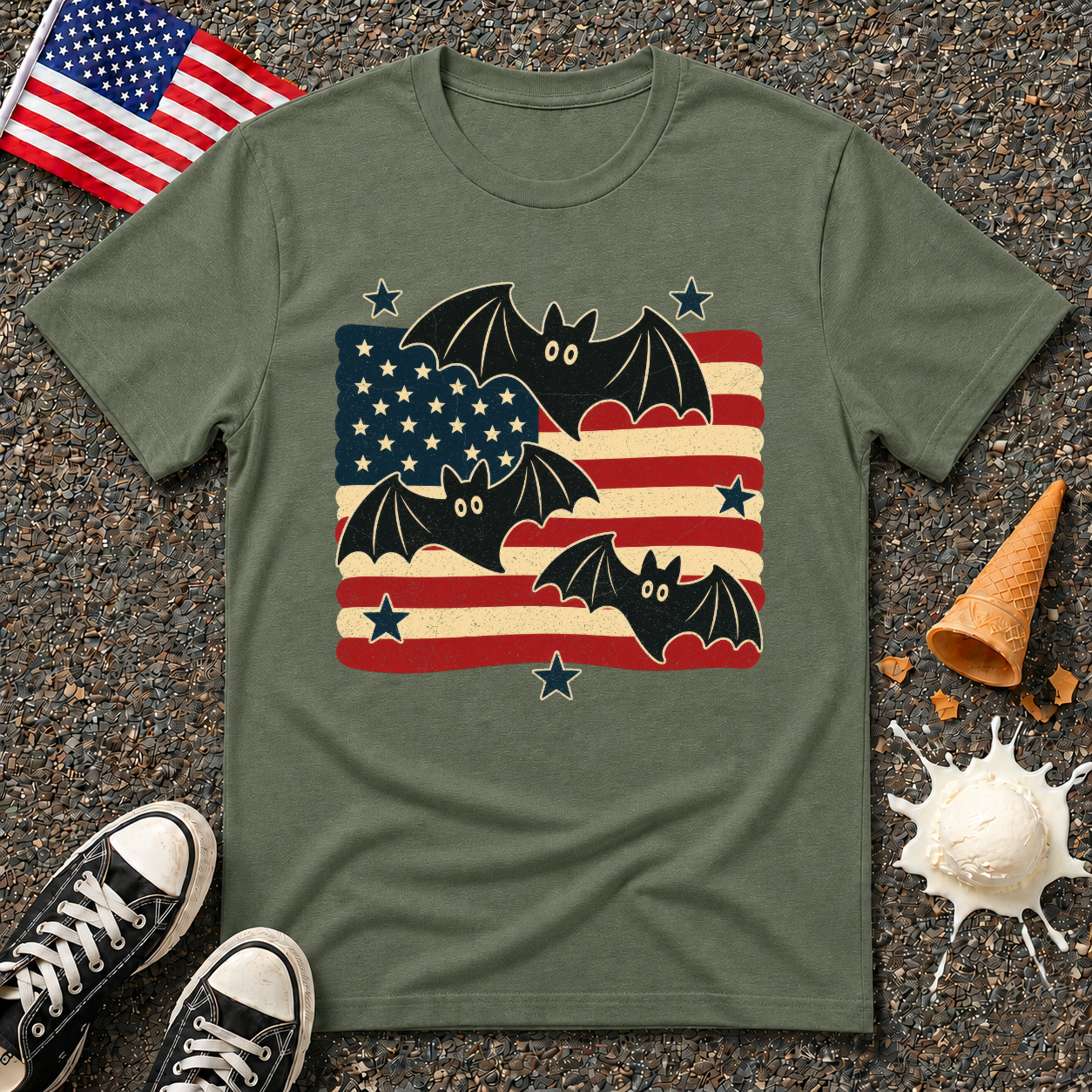 Stars & Stripes Halloween Tee