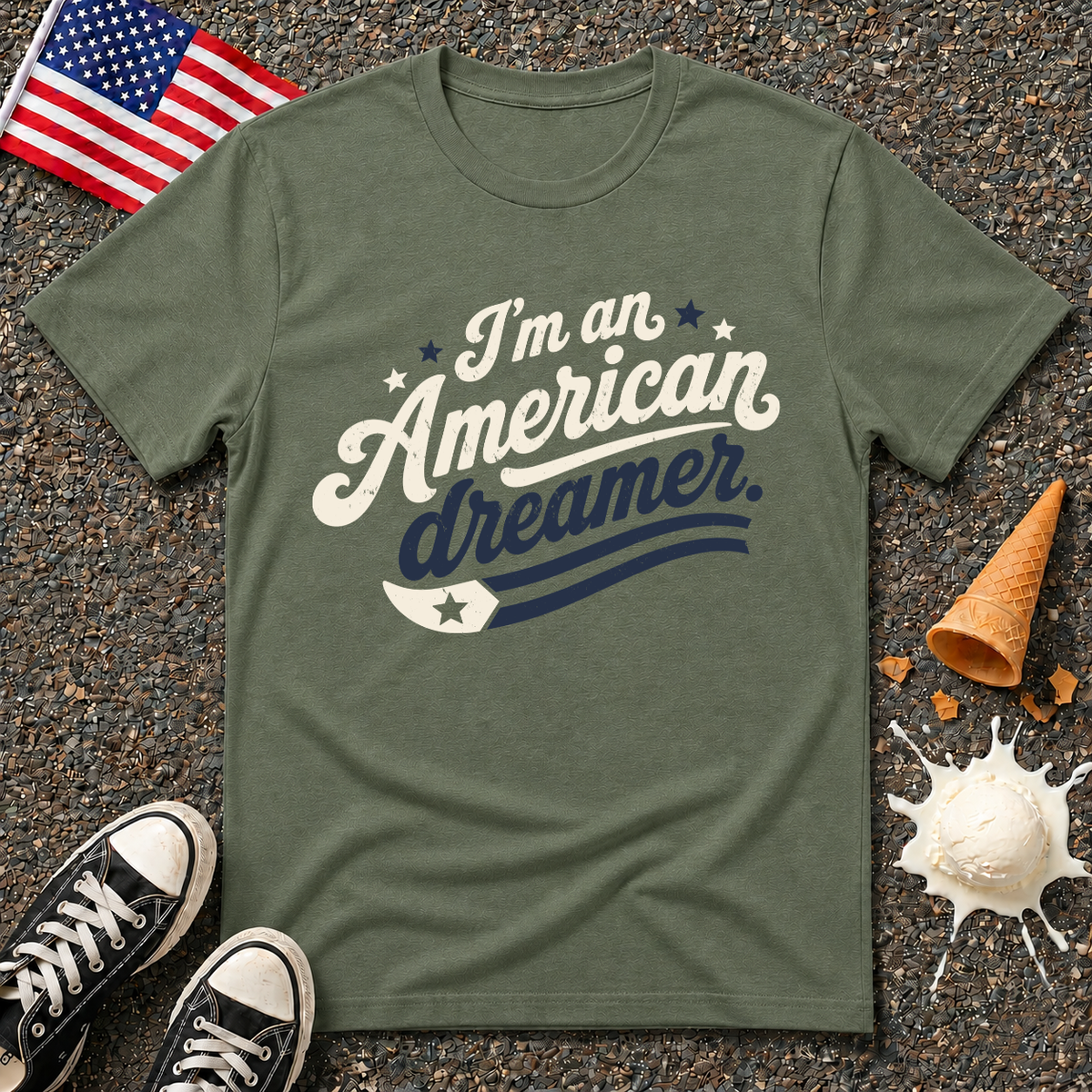 "I'm an American Dreamer" Retro Tee