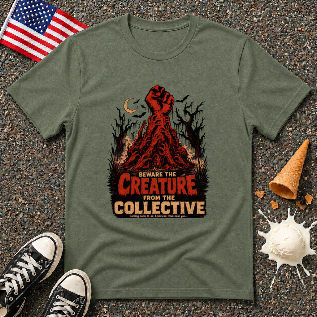"Beware the Creature from the Collective" Horror Tee