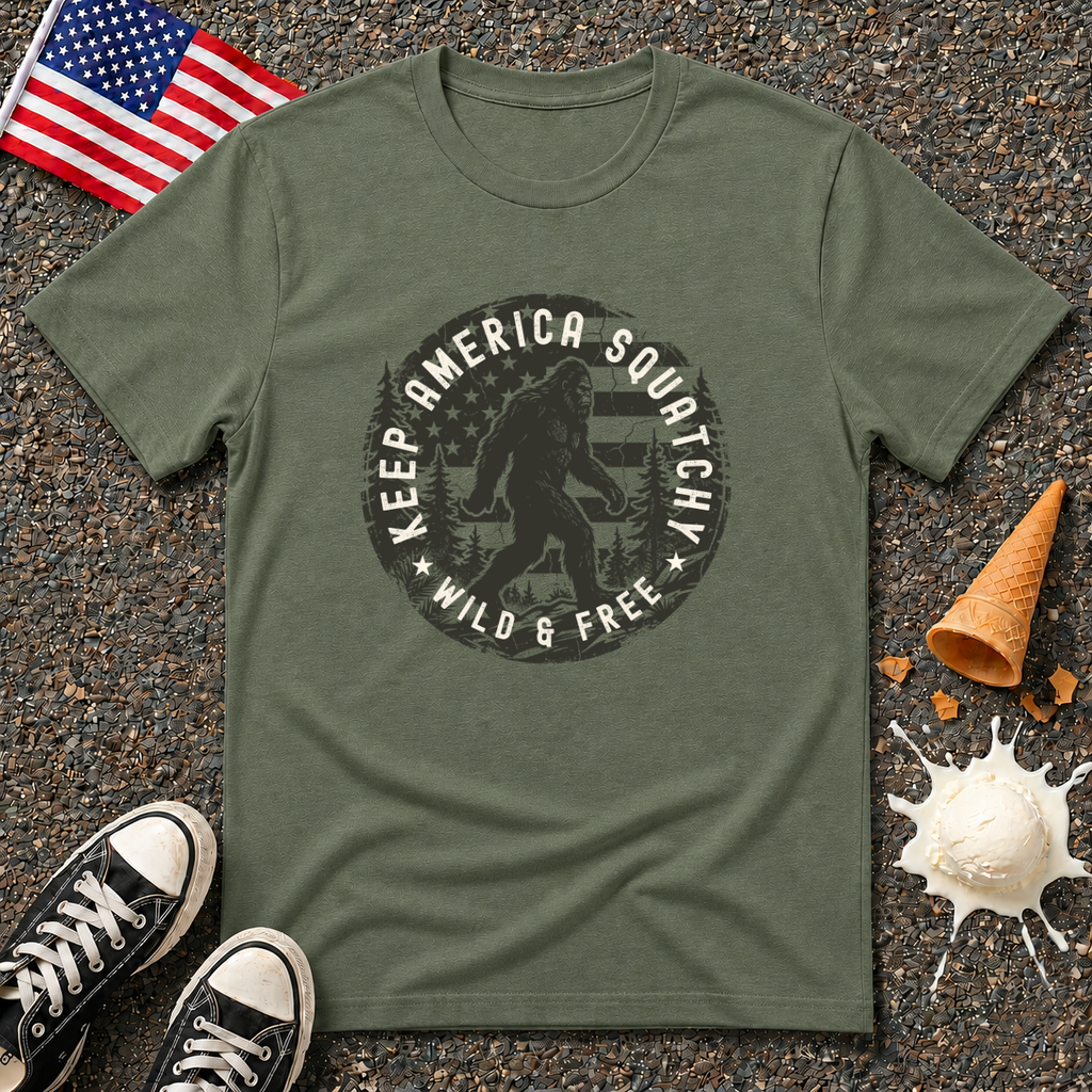 "Keep America Squatchy" Vintage Tee