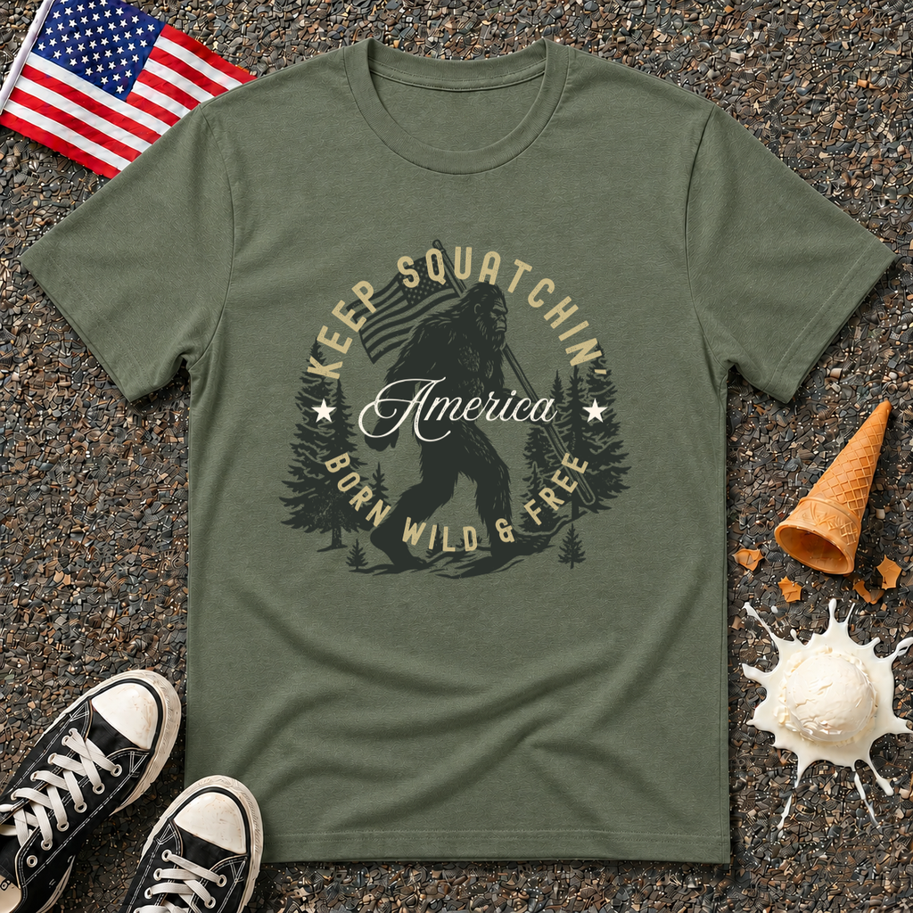 "Keep Squatchin’ America" Vintage Tee