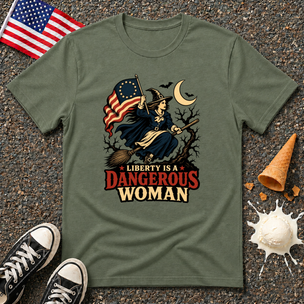 "Liberty is a dangerous woman" Halloween Tee
