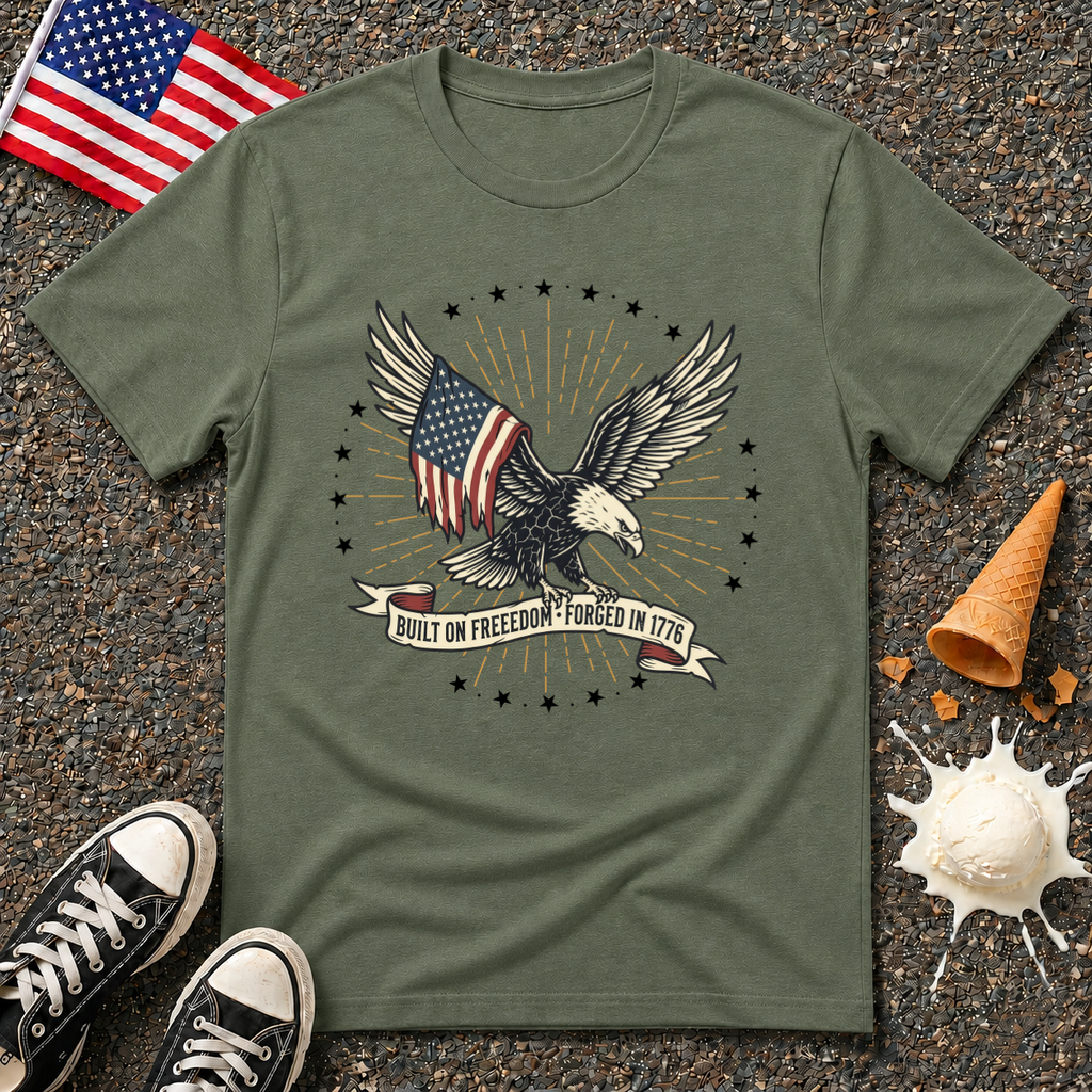 "Built on Freedom" Vintage Tee