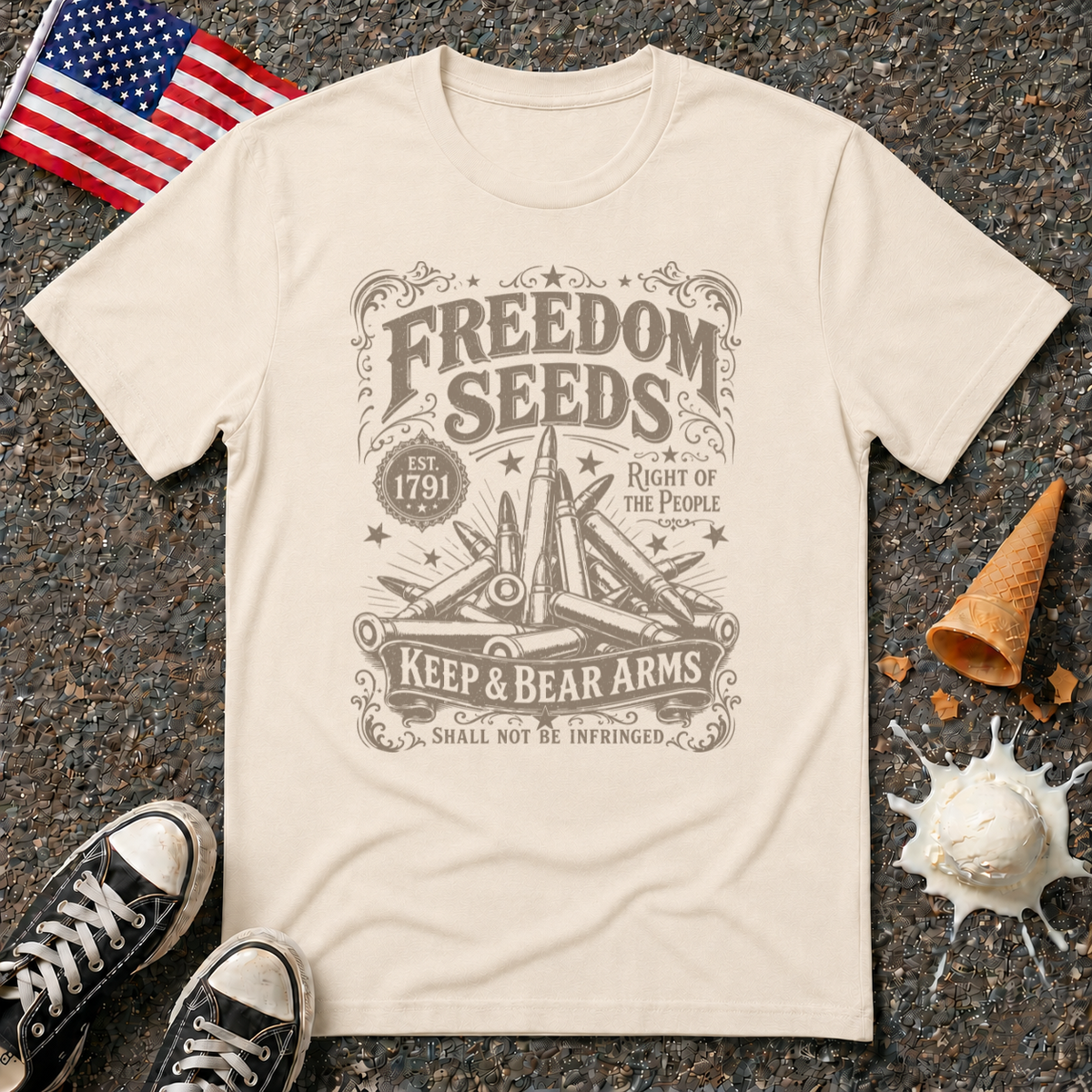 "Freedom Seeds" Vintage Tee