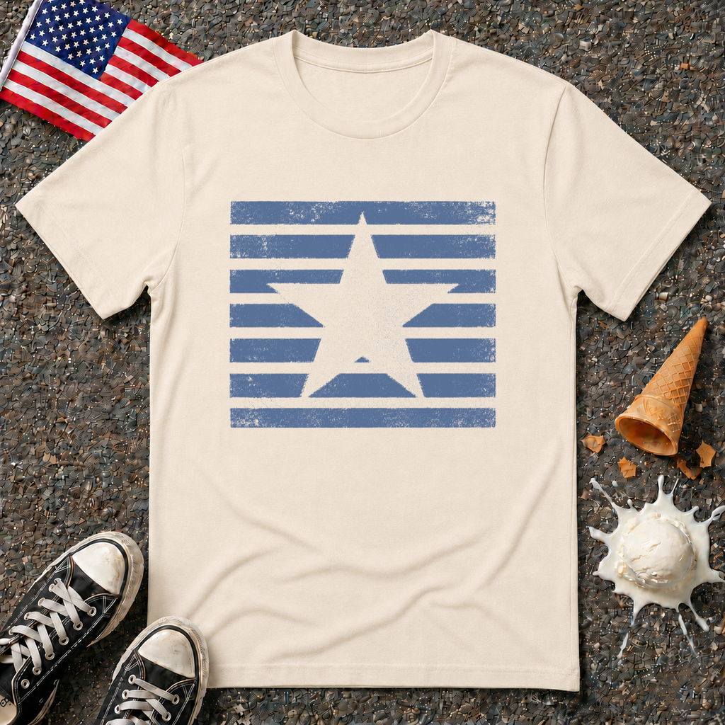 Striped Star Vintage Tee