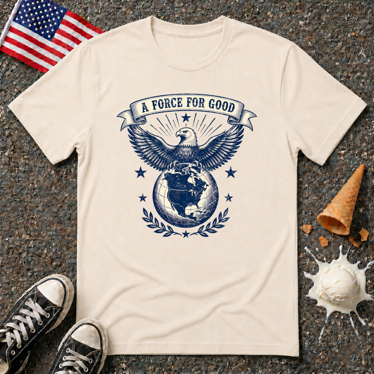 "A Force for Good" Vintage Tee