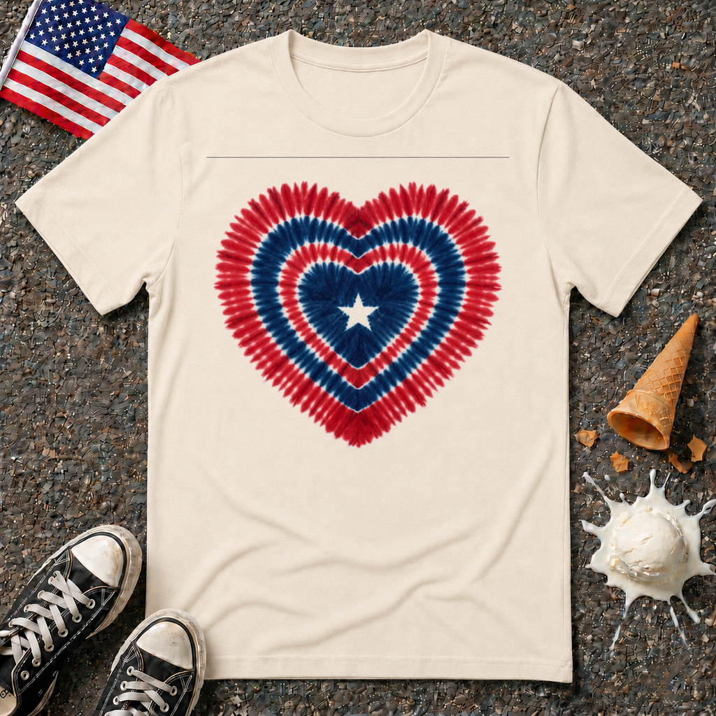 Heart Tie-Dye Tee