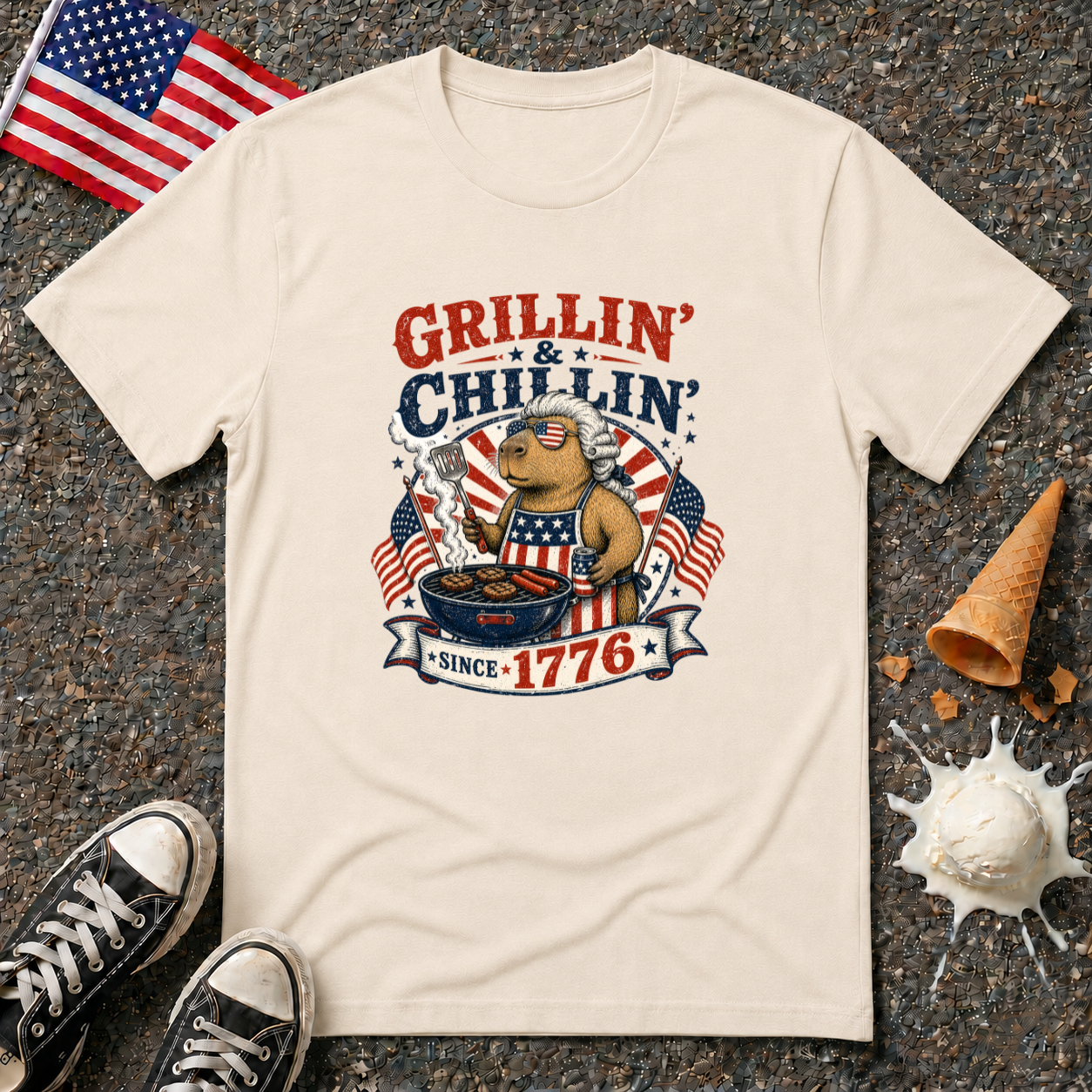 "Grillin' & Chillin" Tee
