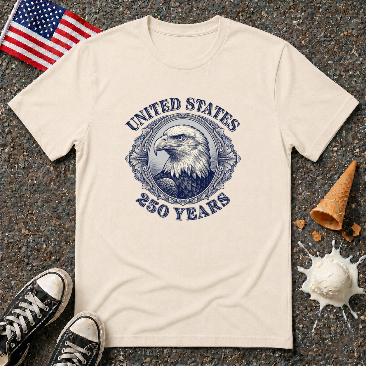 250 Years Eagle Head Tee