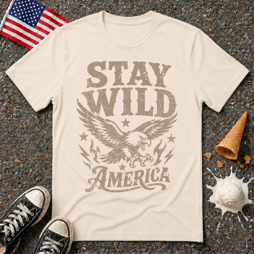 "Stay Wild America" Tee