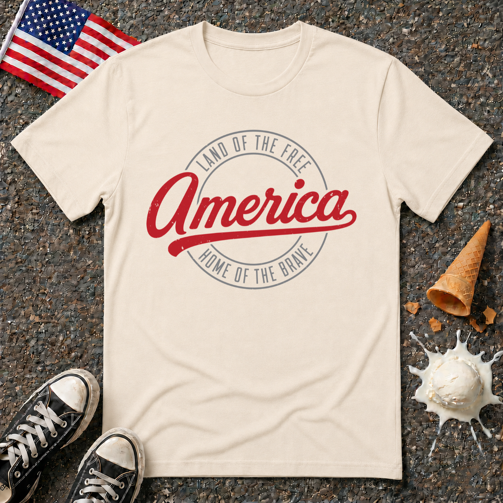 "America" Badge Tee