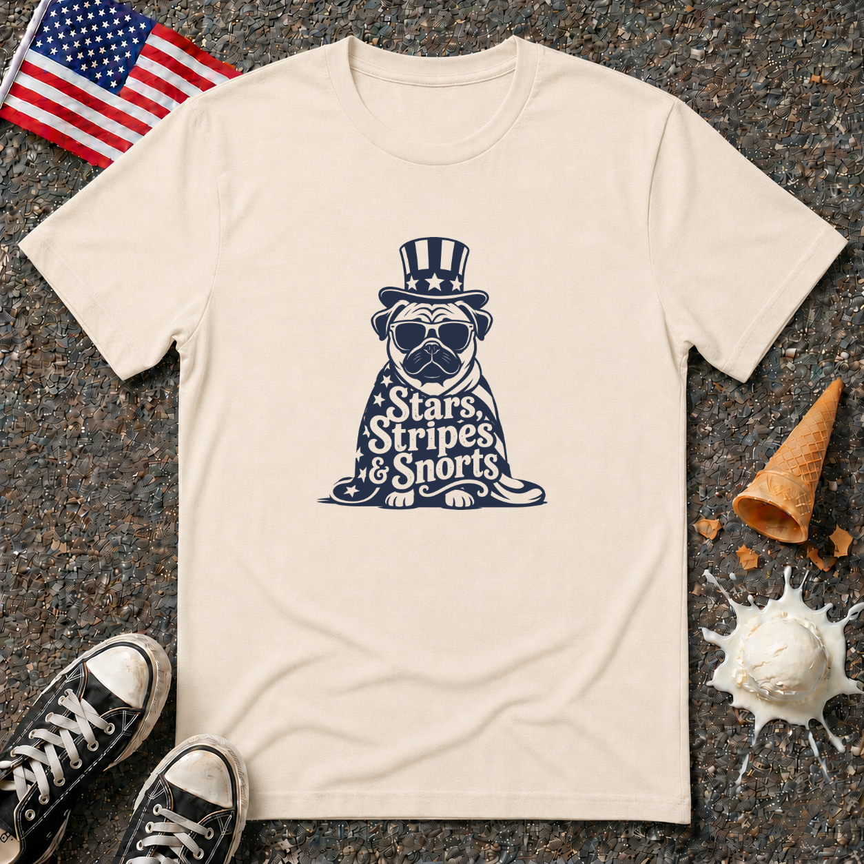 “Stars, Stripes & Snorts” Tee