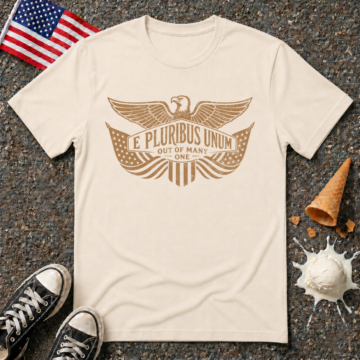 "E Pluribus Unum" Vintage Tee