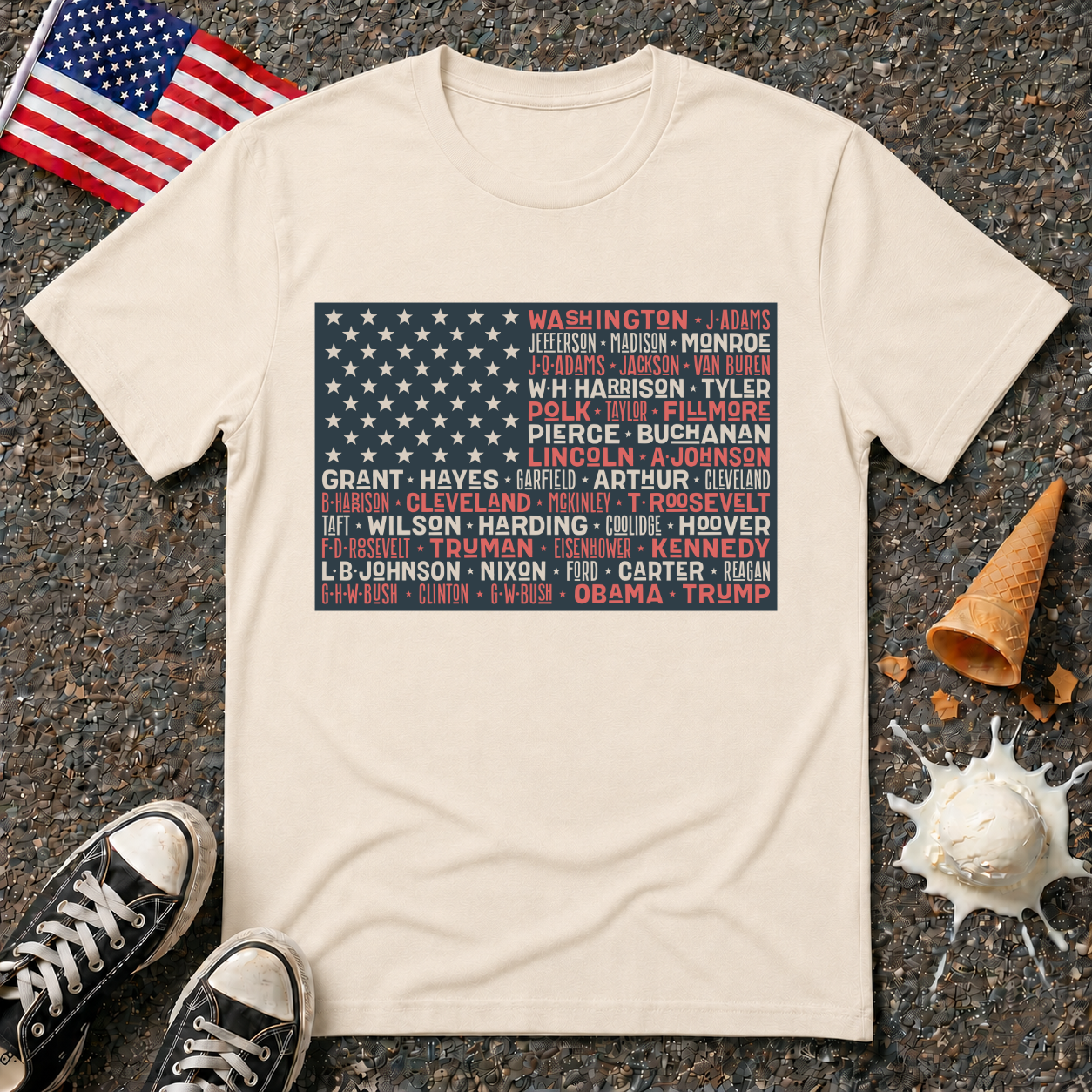 Presidential Names Tee