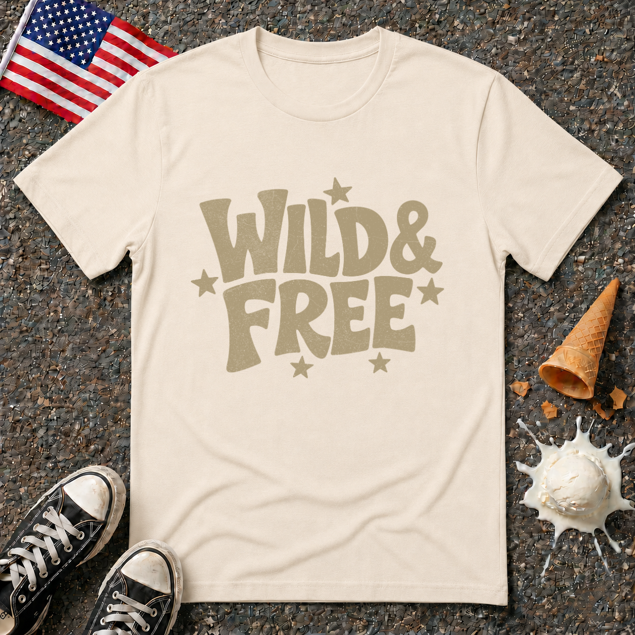 "Wild & Free" Tee