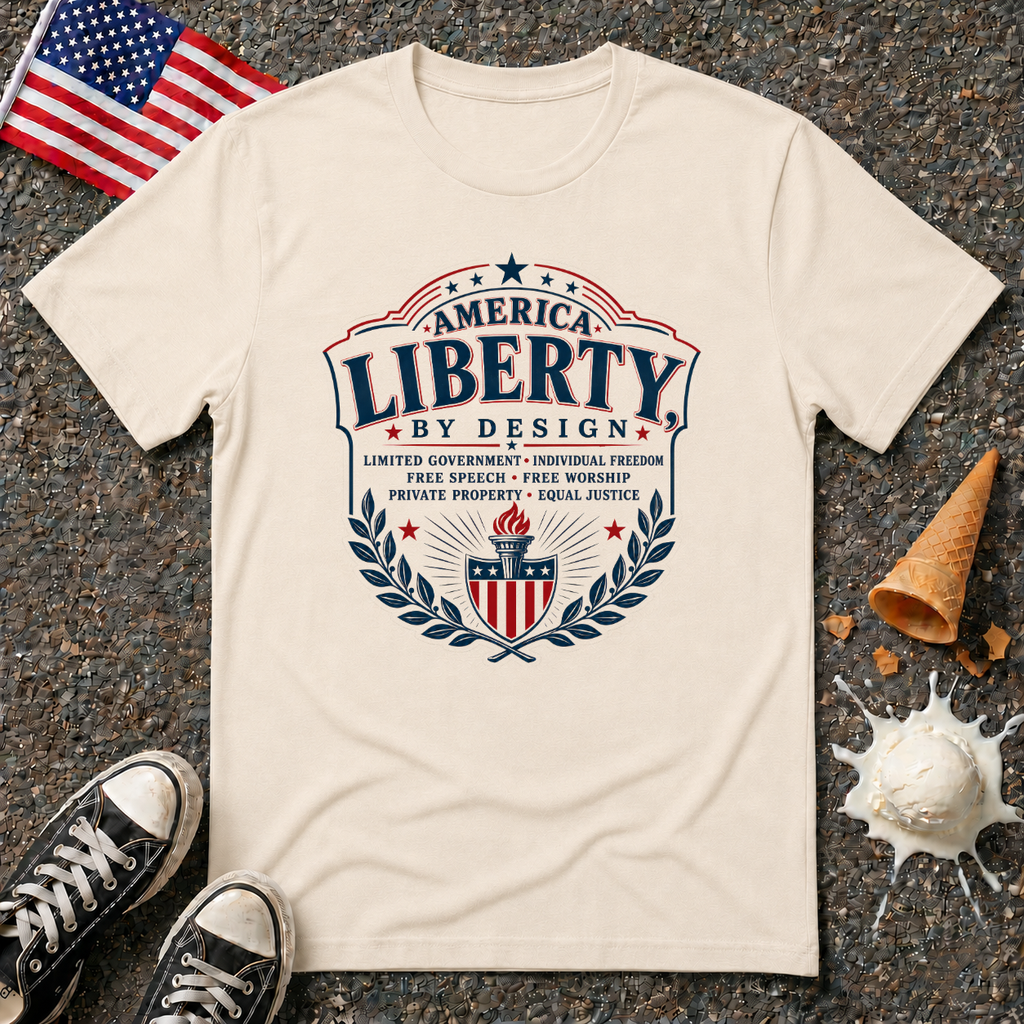 "Liberty By Design" Tee
