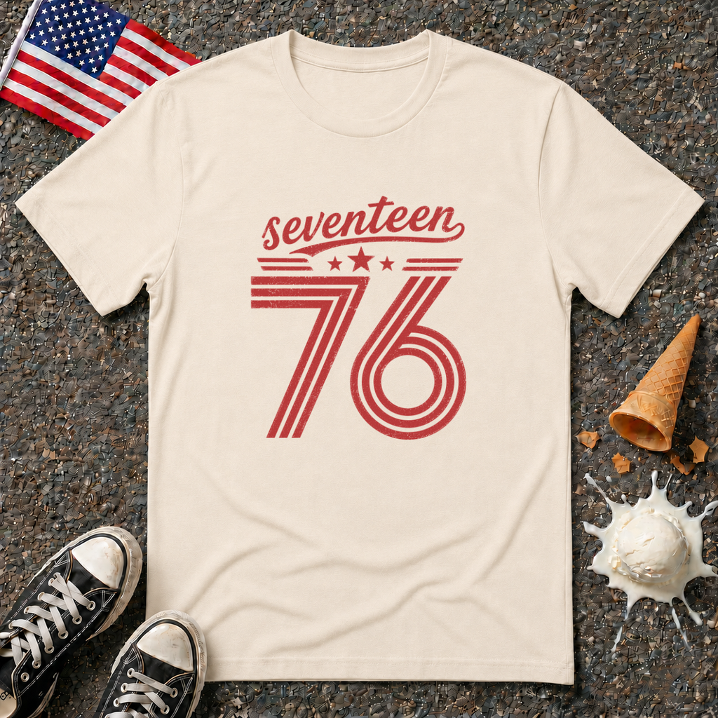 "Seventeen 76" Retro Tee