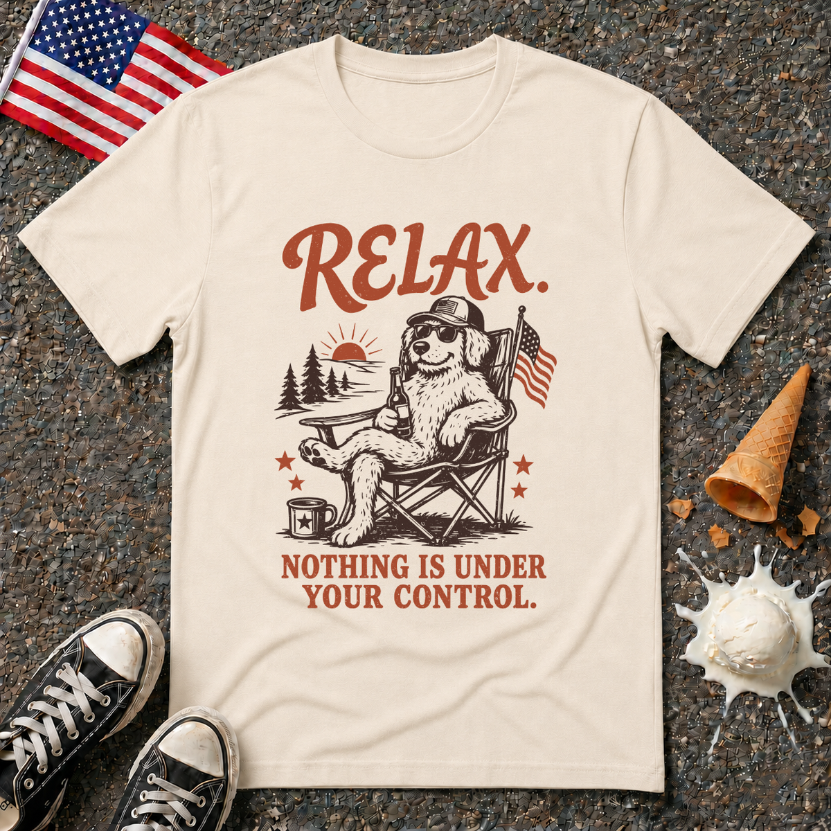 "RELAX. Nothing Is Under Your Control" Tee