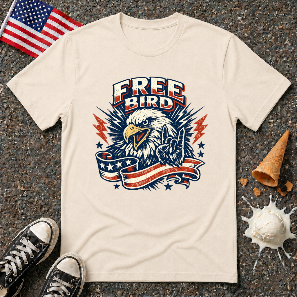 "FREE BIRD" Vintage Tee