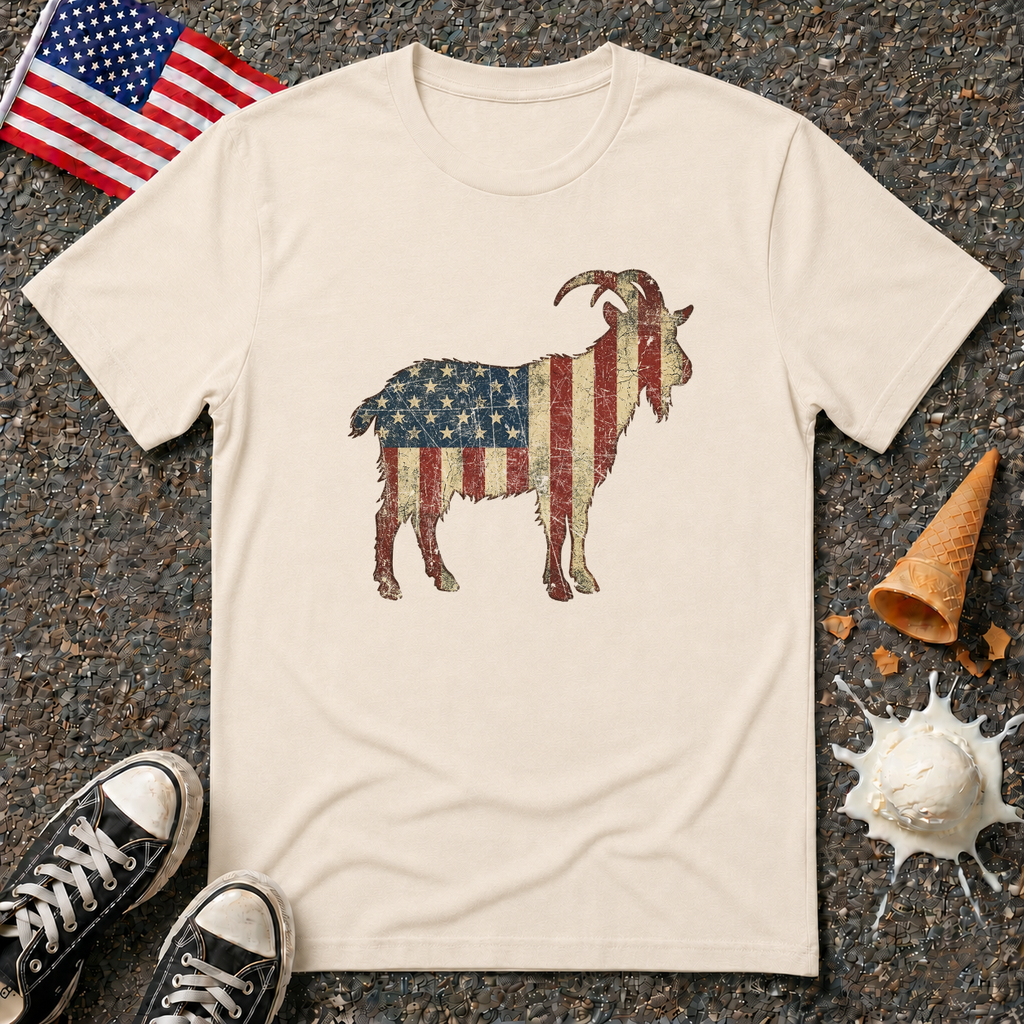 Patriotic Goat Tee