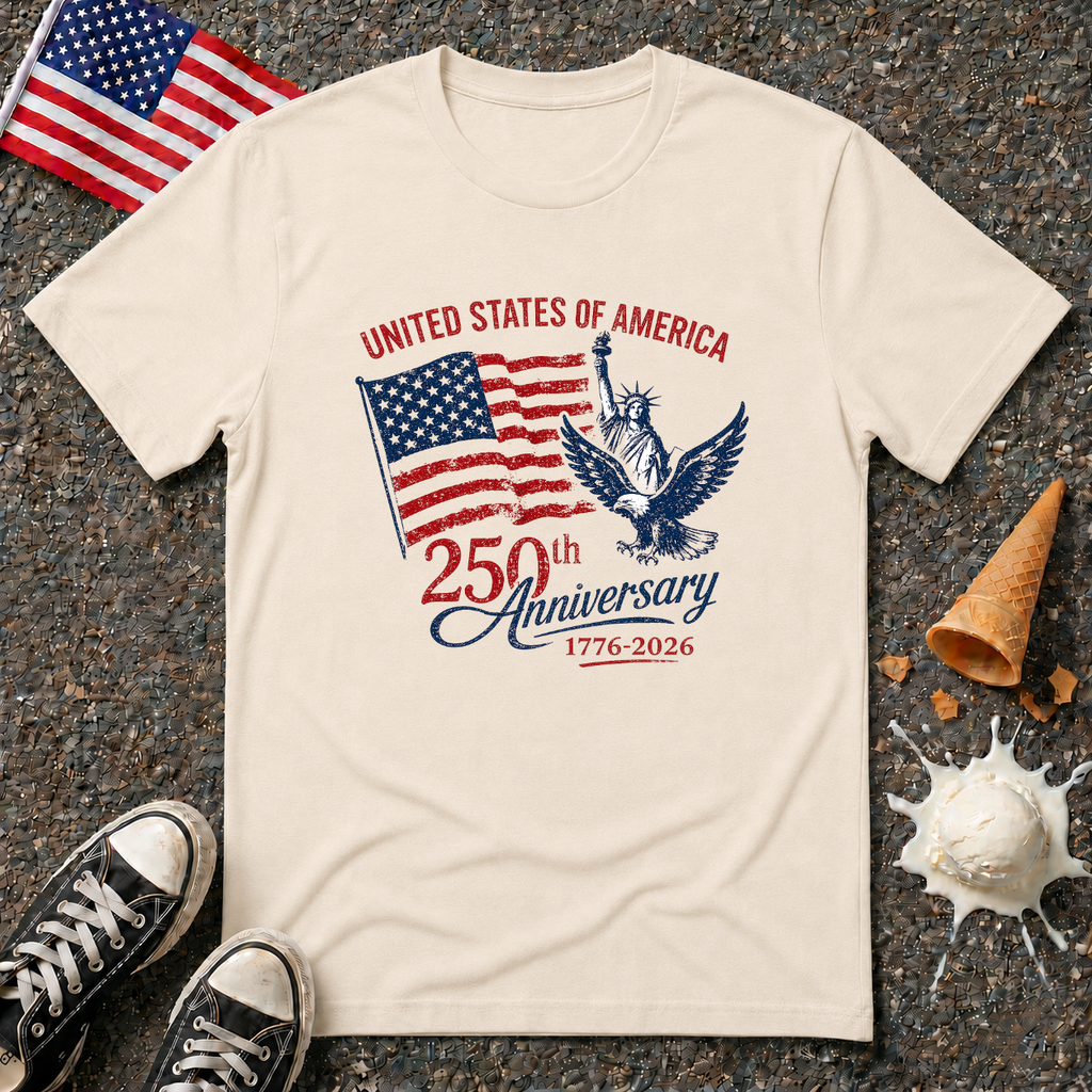 "1776–2026" Vintage Tee