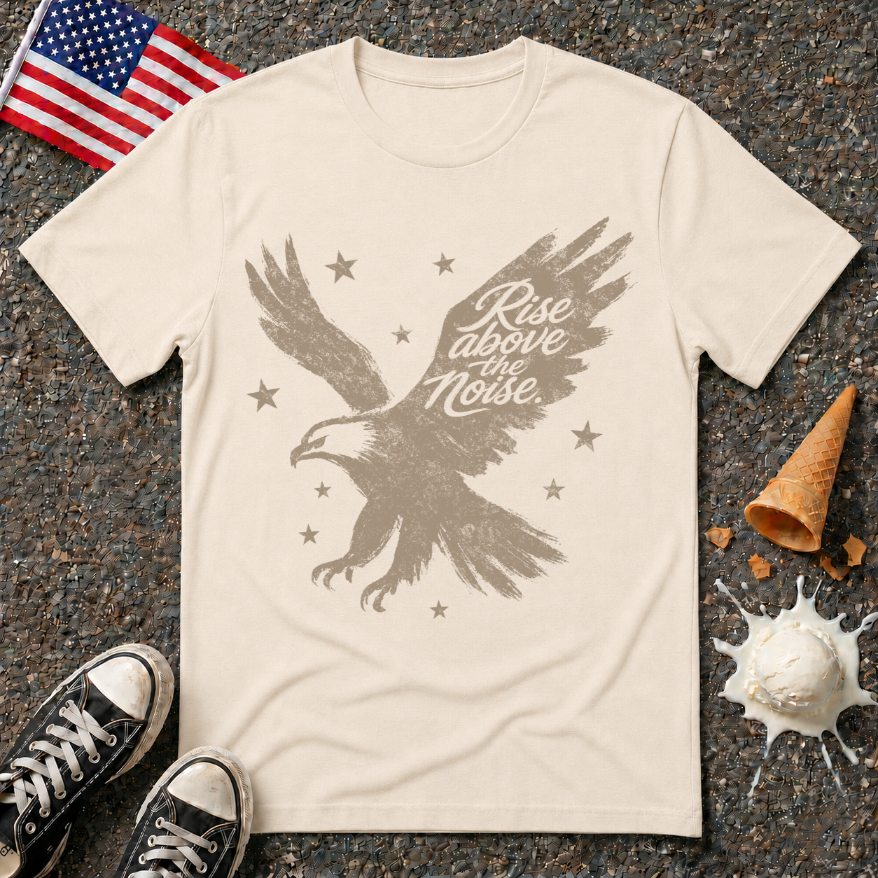 "Rise Above the Noise" Vintage Tee