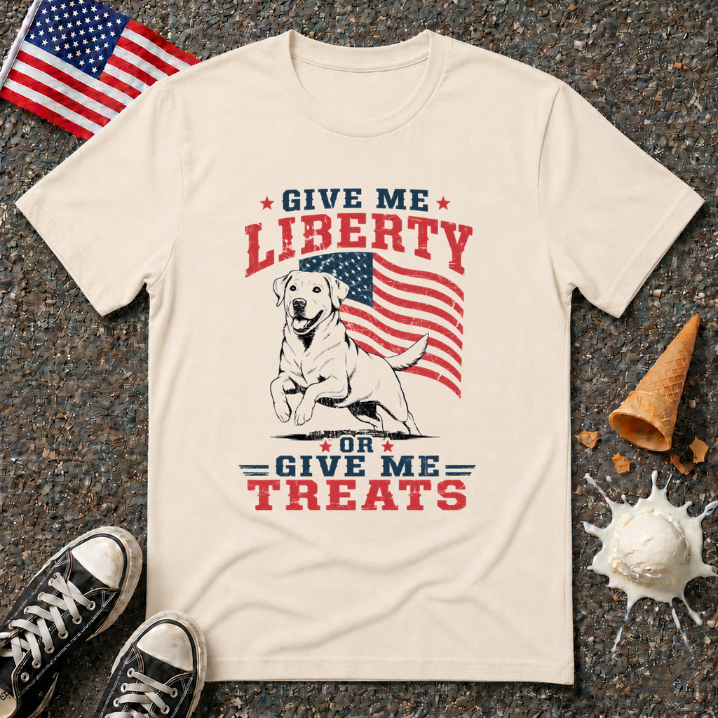 "Give Me Liberty or Treats "Tee