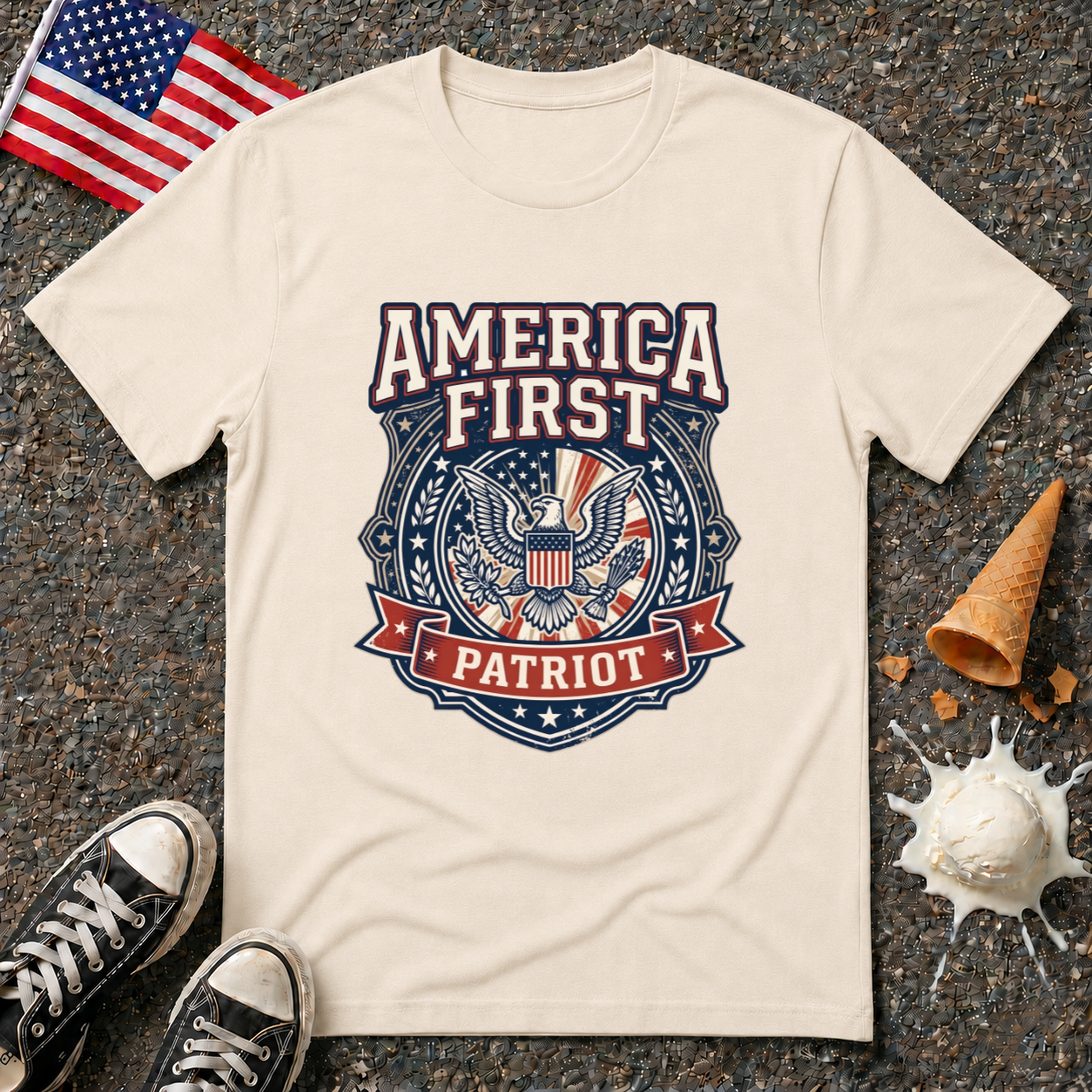 "America First Patriot" Tee
