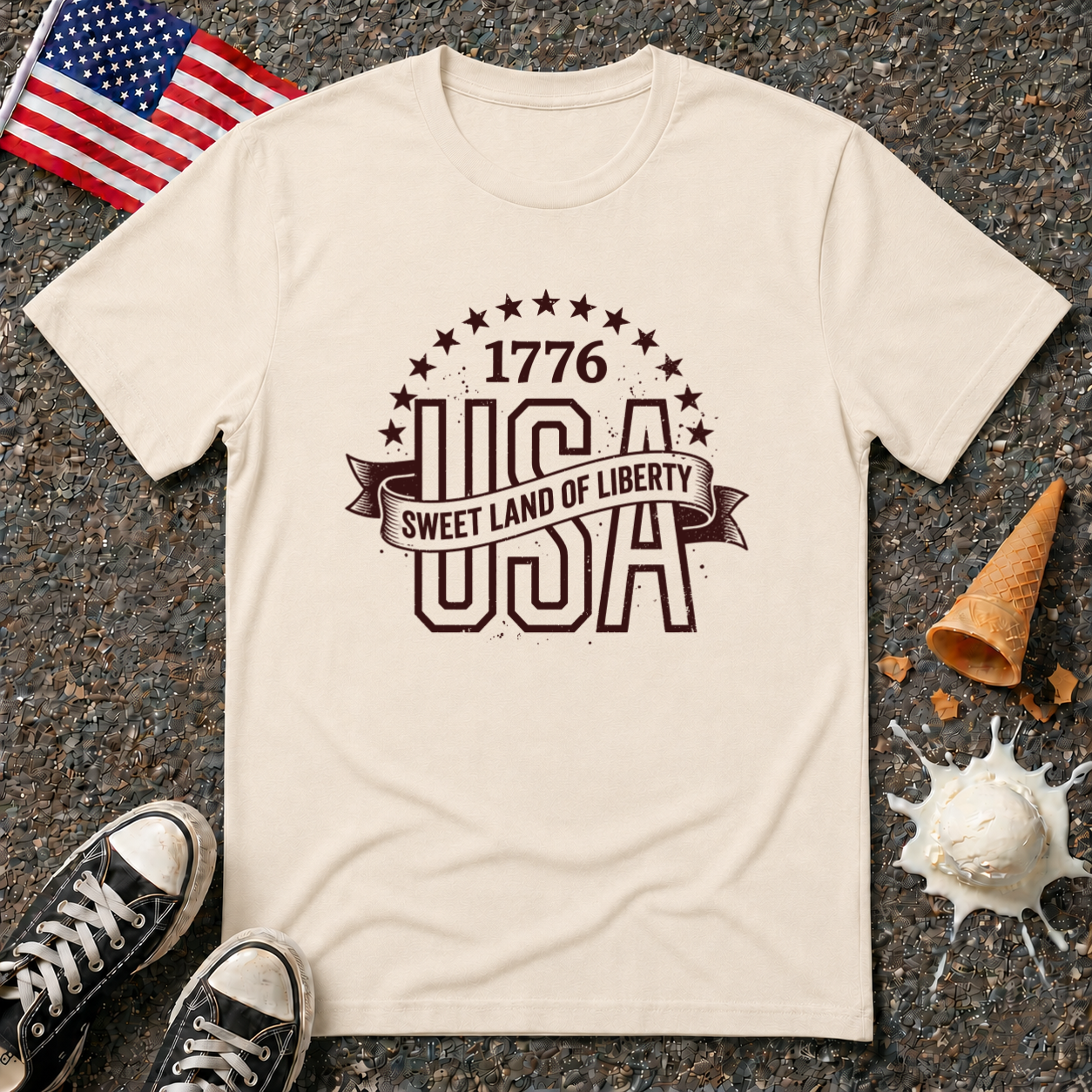 "Sweet Land of Liberty" Vintage Tee