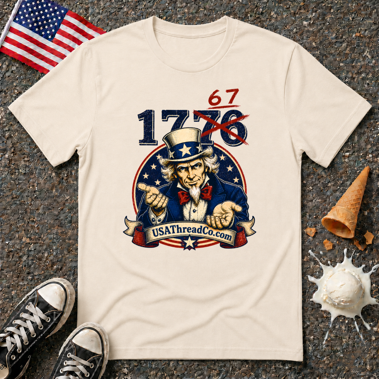 "6-7" Patriotic Tee