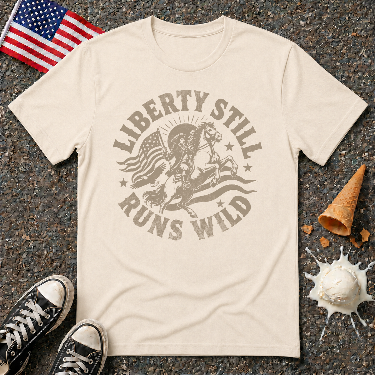 "Liberty Still Runs Wild" Vintage Tee