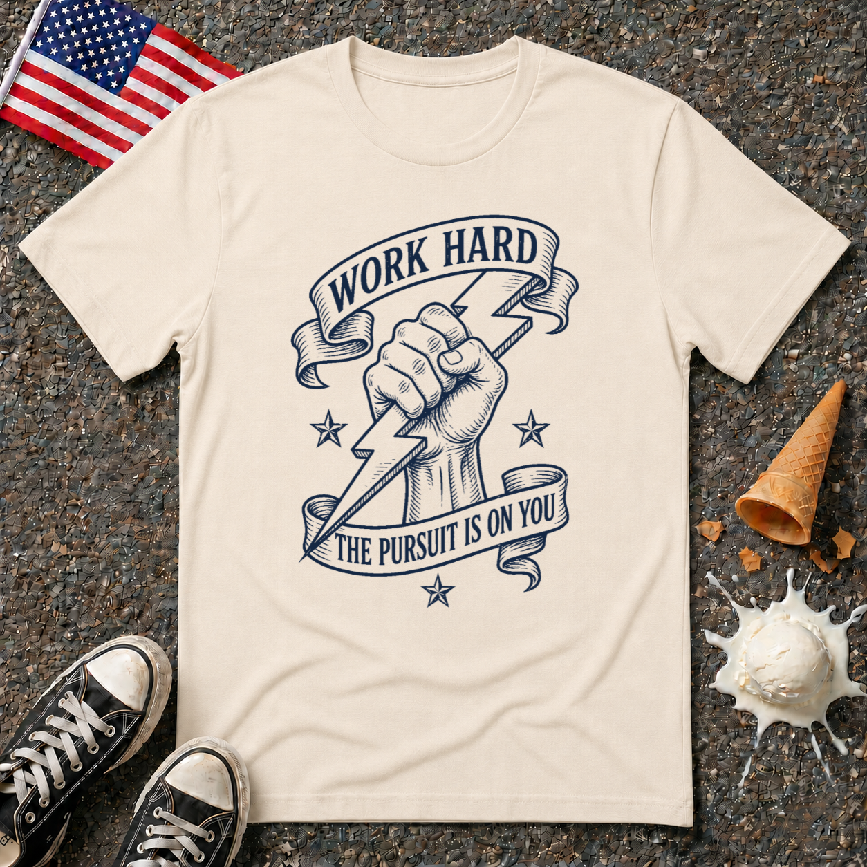 "Work Hard" Tee
