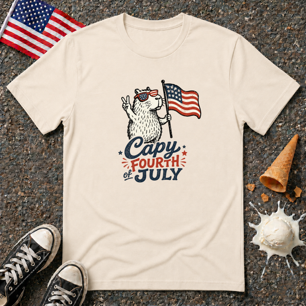 "Capy Fourth of July" Tee