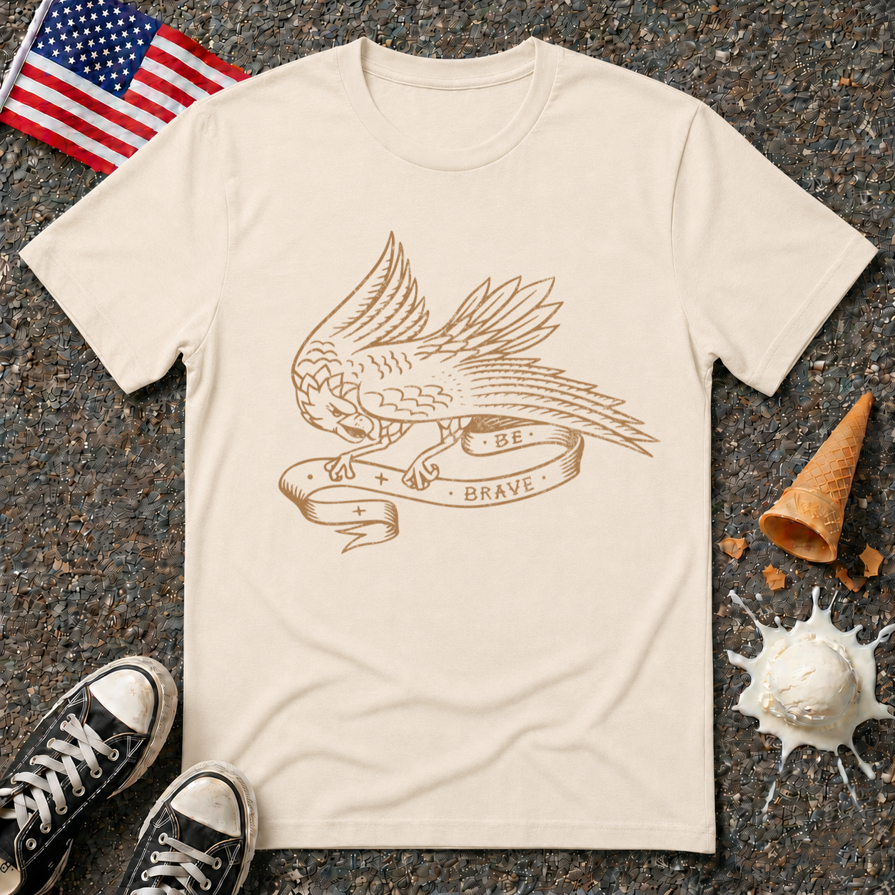 "Be Brave" Graphic Tee