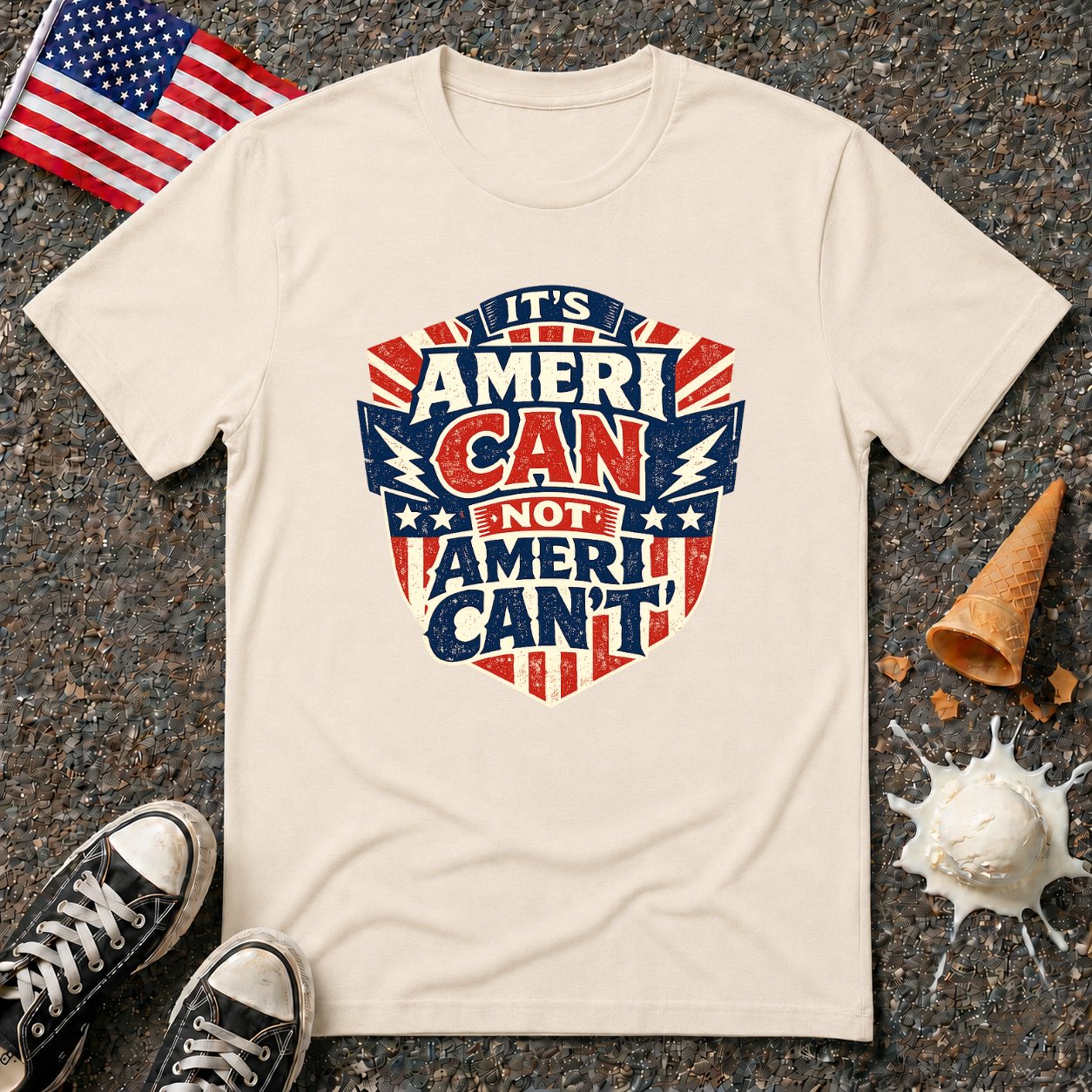 "It's Ameri-CAN" Vintage Tee
