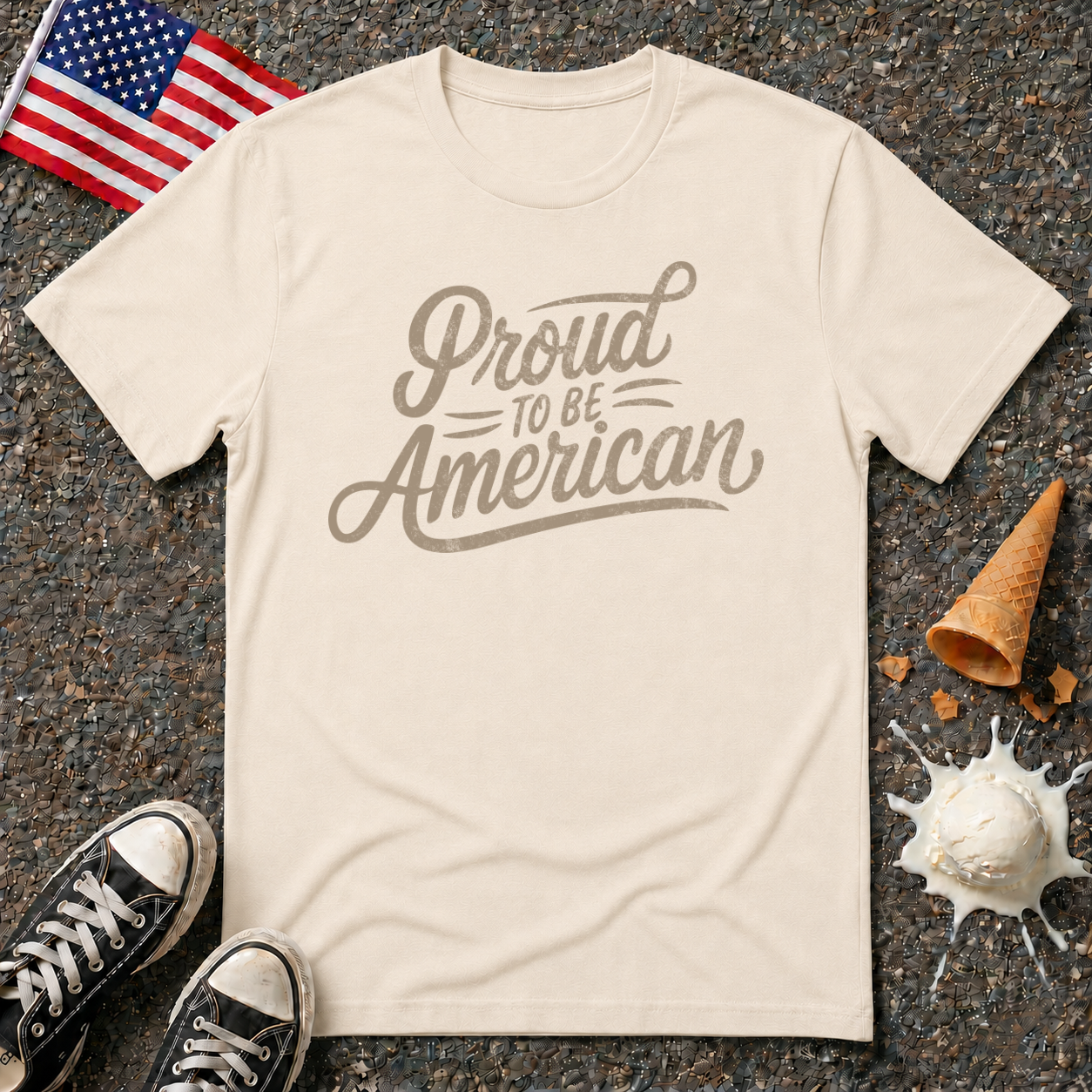 "Proud to Be American" Tee