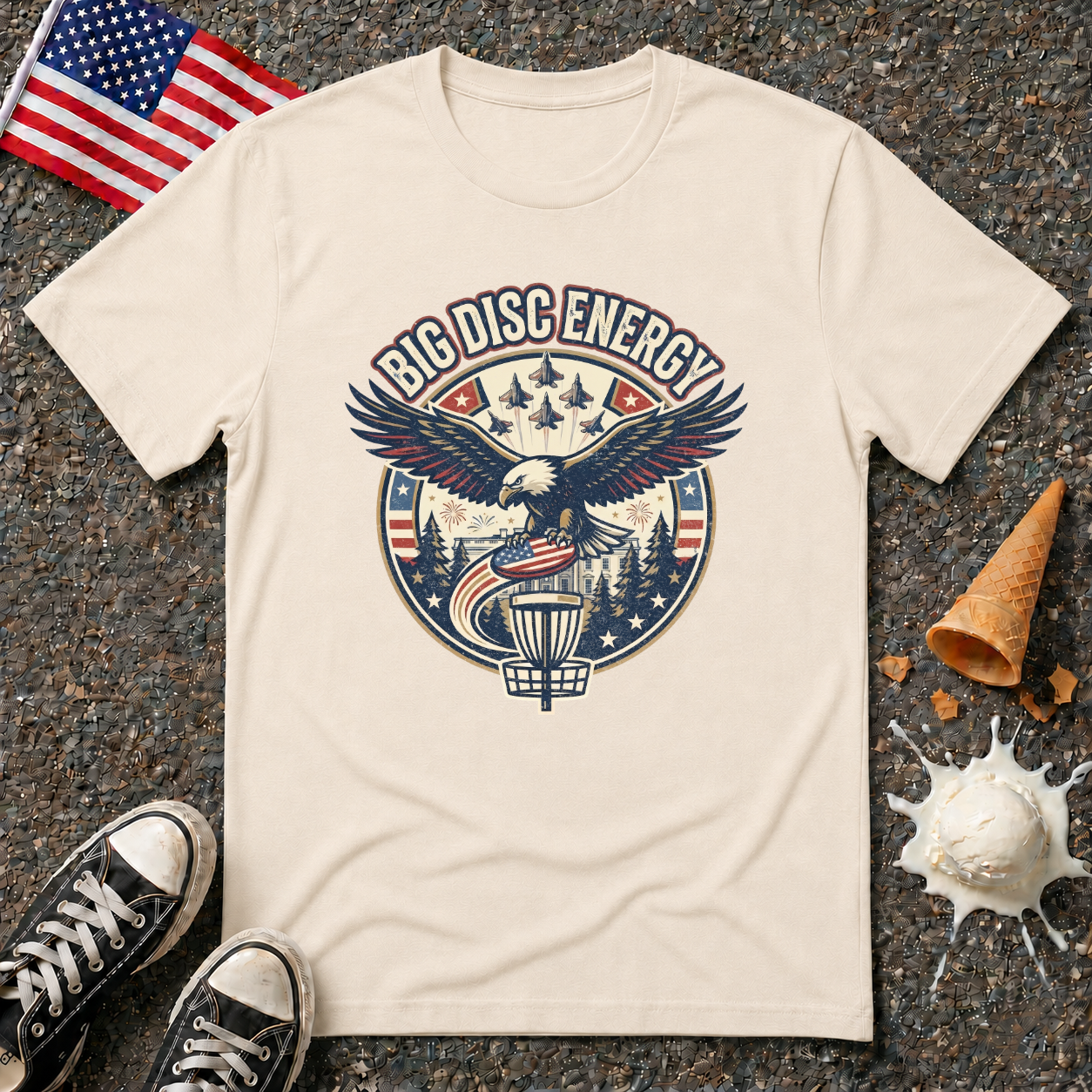 "Big Disc Energy" Vintage Tee