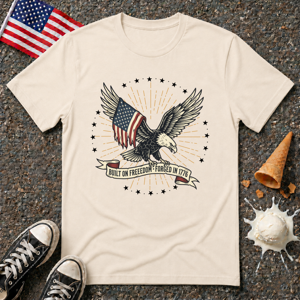 "Built on Freedom" Vintage Tee