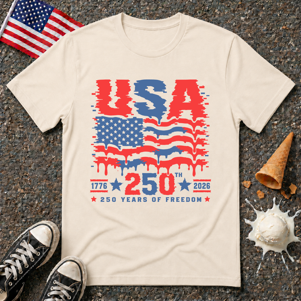 USA 250 Glitch Tee