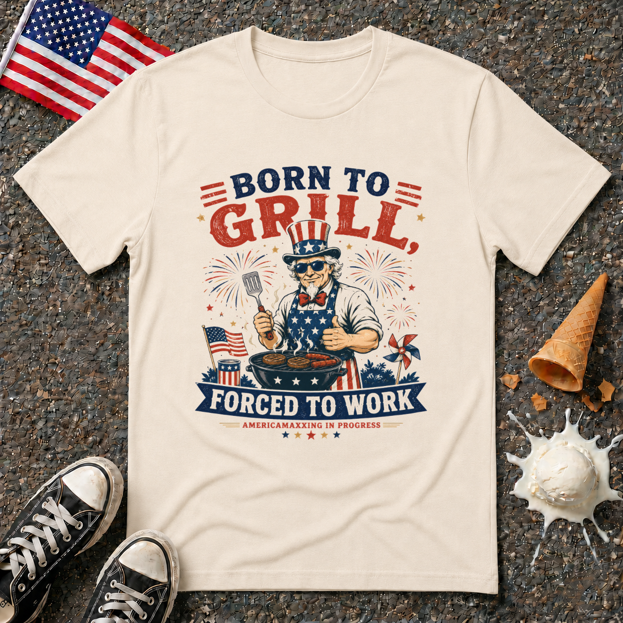 "Born to Grill "Tee