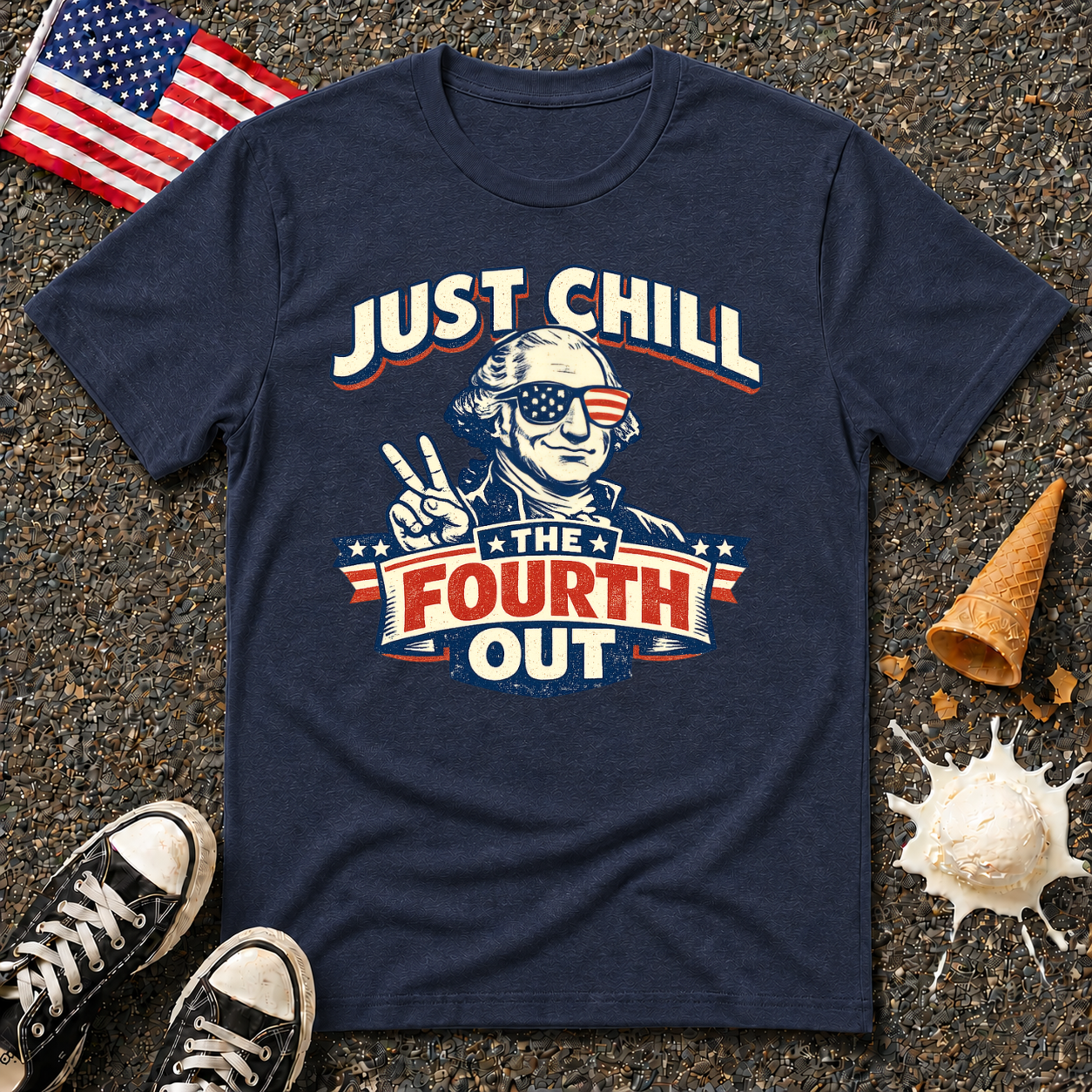 "Just Chill the Fourth Out" Tee