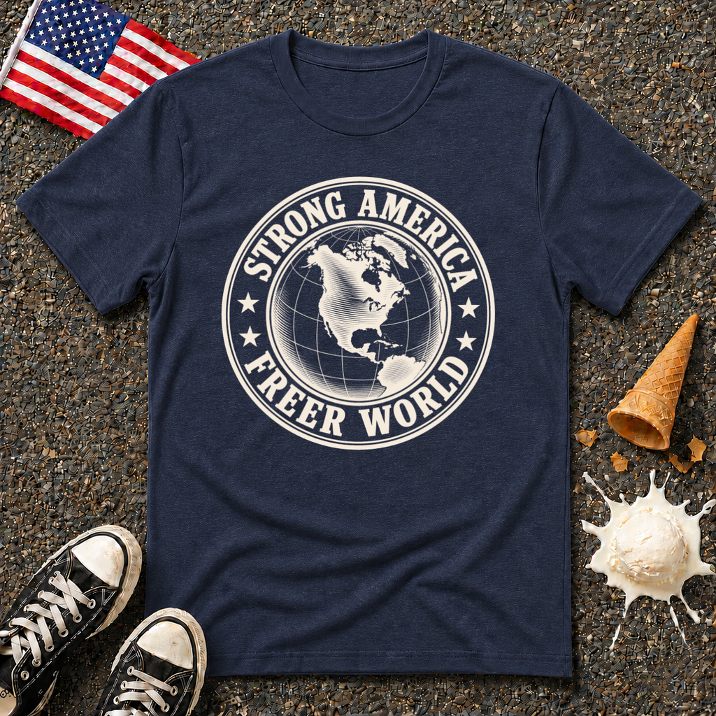 "Strong America, Freer World" Tee
