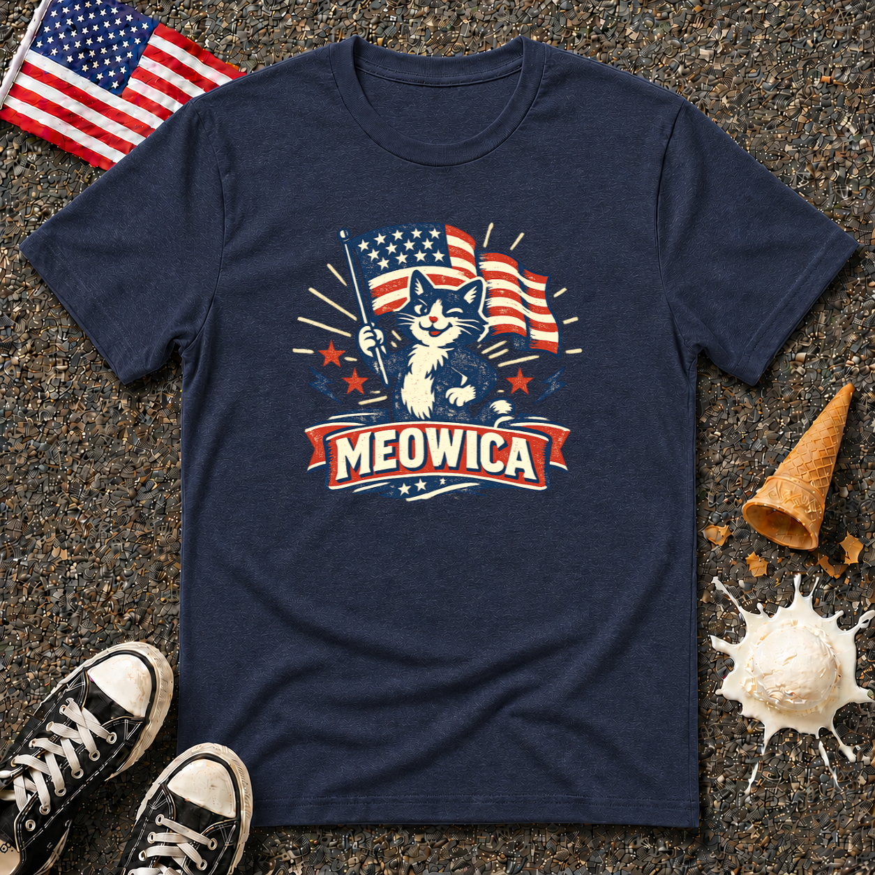 "Meowica" Tee