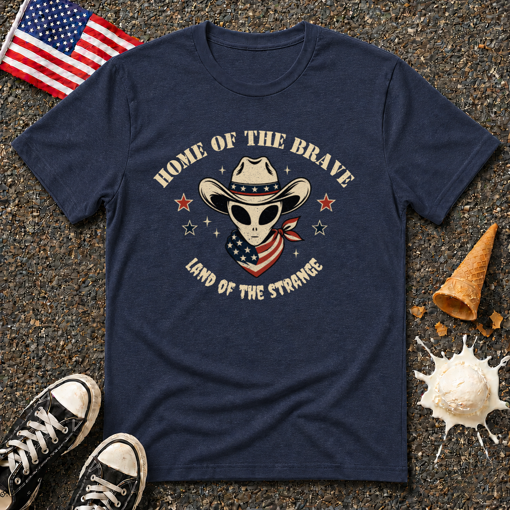 "Home of the Brave" Alien Tee
