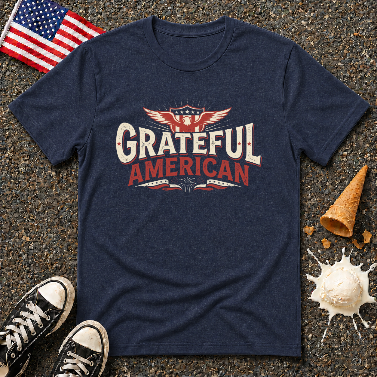 "Grateful American" Tee