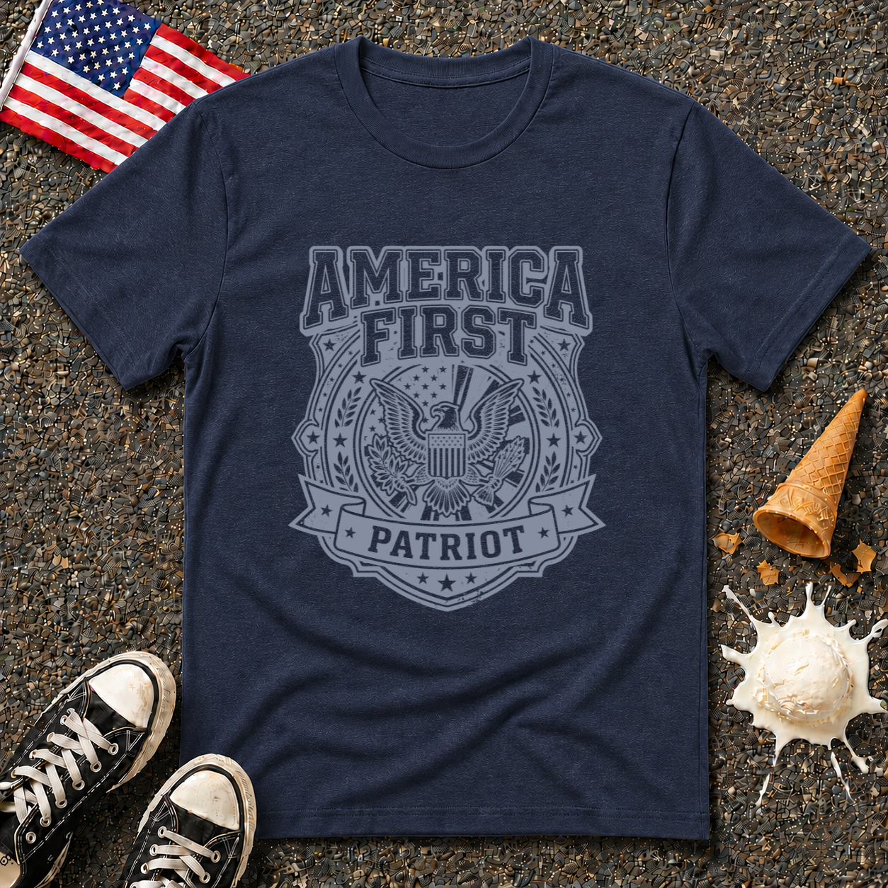 "America First Patriot" Tee - 1-color