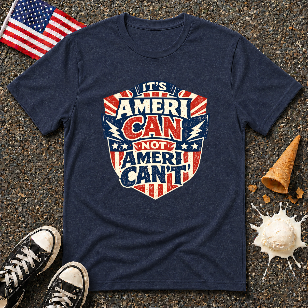 "It's Ameri-CAN" Vintage Tee