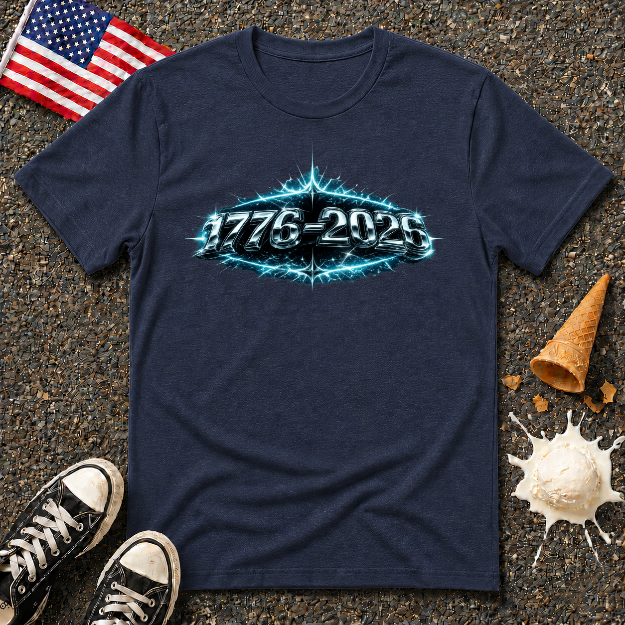 1776–2026 Lightning Tee