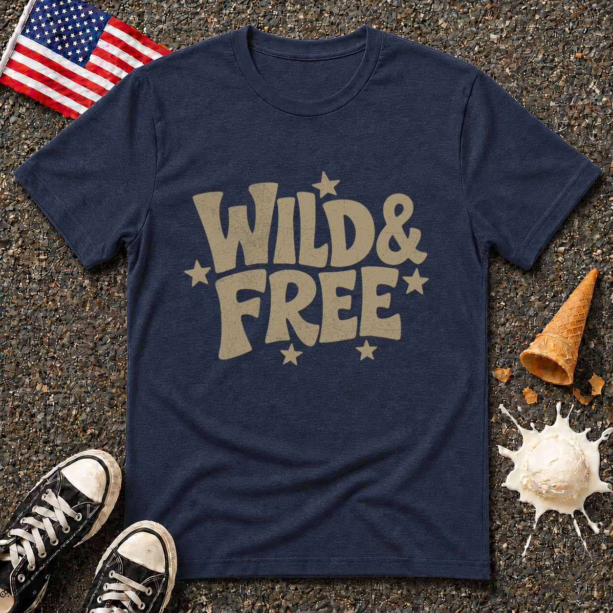 "Wild & Free" Tee